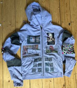 hoodie with sublimation patches